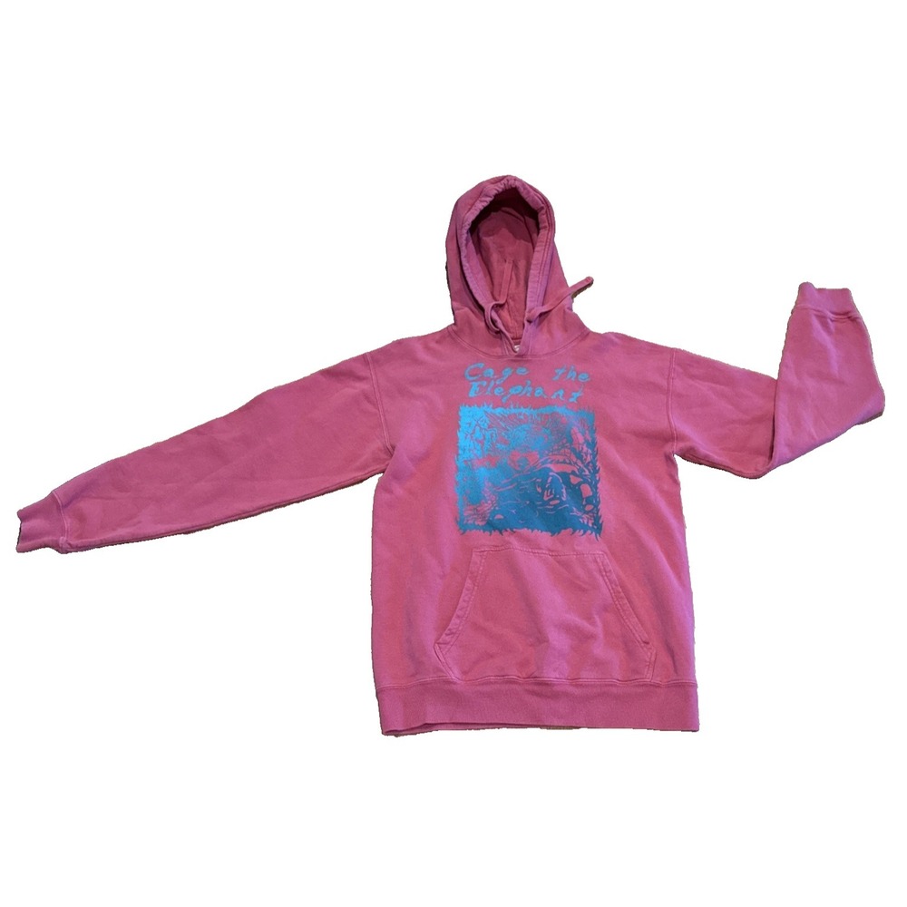 Cage the Elephant Band Dice Sketch Hoodie Sweathshirt Coral Pink Unisex‎ S
